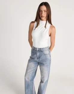 Oren Bodysuit (White)*CHARCOAL CLOTHING Clearance