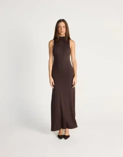 Oren Maxi Dress (Chocolate)*CHARCOAL CLOTHING Hot