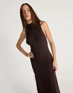Oren Maxi Dress (Chocolate)*CHARCOAL CLOTHING Hot