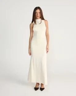 Oren Maxi Dress (Oat)*CHARCOAL CLOTHING Sale
