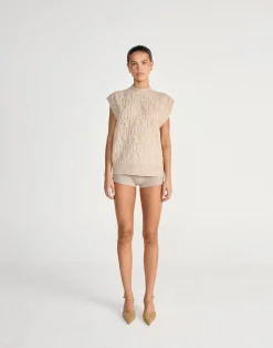 Oriana Vest (Latte)*CHARCOAL CLOTHING Discount