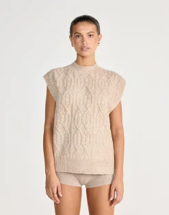 Oriana Vest (Latte)*CHARCOAL CLOTHING Discount