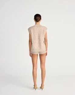 Oriana Vest (Latte)*CHARCOAL CLOTHING Discount