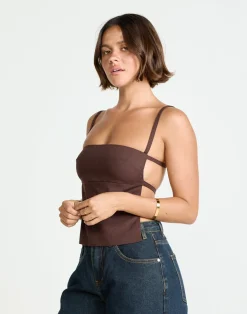 Paradise Top (Chocolate)*CHARCOAL CLOTHING Outlet