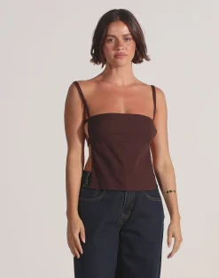 Paradise Top (Chocolate)*CHARCOAL CLOTHING Outlet
