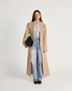 Pax Trench Coat (Mushroom)*CHARCOAL CLOTHING Best
