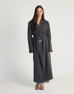 Pax Trench Coat (Slate)*CHARCOAL CLOTHING Best