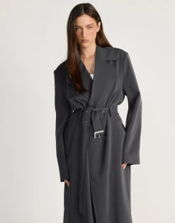 Pax Trench Coat (Slate)*CHARCOAL CLOTHING Best