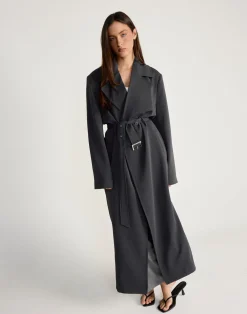 Pax Trench Coat (Slate)*CHARCOAL CLOTHING Best