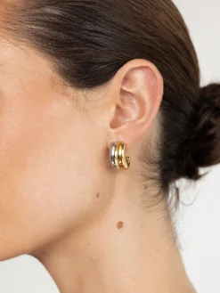 Pip Earrings (Gold/ Silver)*CHARCOAL Discount