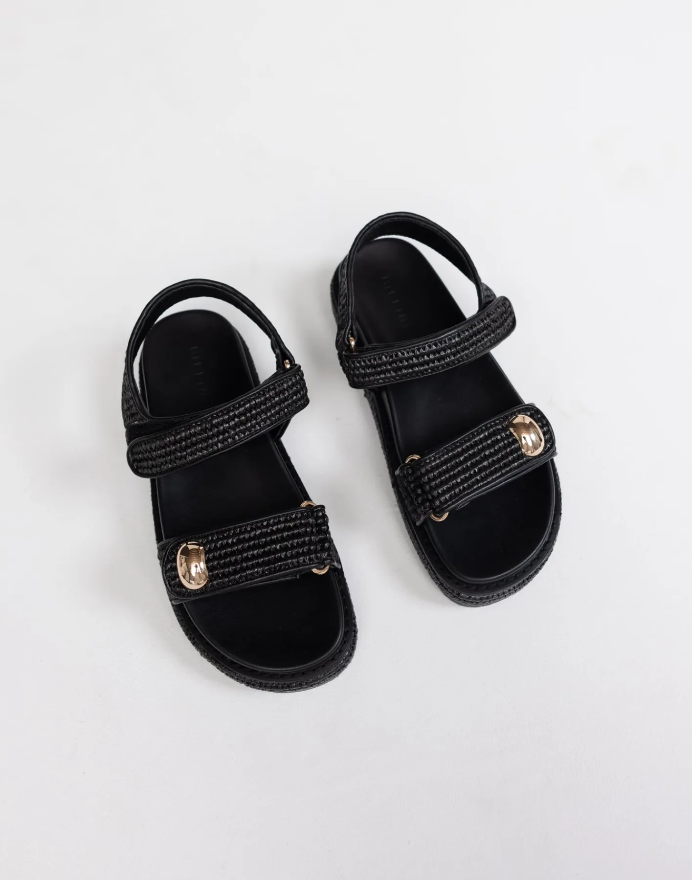Porter Sandals (Black Raffia) - By Billini*CHARCOAL CLOTHING Online