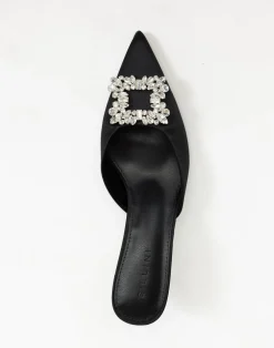 Promise Heels (Black Satin) - By*Billini Fashion