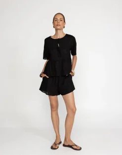Rachel Shorts (Black)*CHARCOAL Fashion