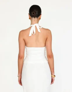 Raki Top (White)*CHARCOAL Hot