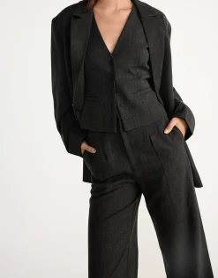 Reagan Blazer (Black Marle)*CHARCOAL CLOTHING New