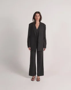 Reagan Blazer (Black Marle)*CHARCOAL CLOTHING New