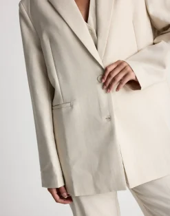 Reagan Blazer (Cream Marle)*CHARCOAL CLOTHING Clearance