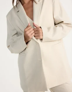 Reagan Blazer (Cream Marle)*CHARCOAL CLOTHING Clearance