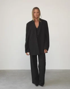 Reagan Blazer (Textured Black)*CHARCOAL Hot