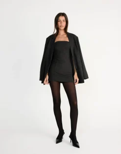 Reagan Mini Dress (Black Marle)*CHARCOAL CLOTHING Outlet