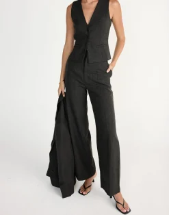 Reagan Pants (Black Marle)*CHARCOAL CLOTHING Fashion