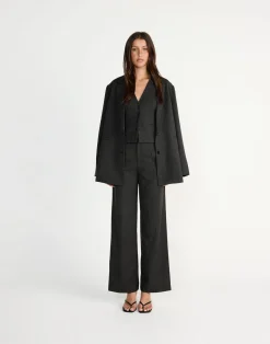 Reagan Pants (Black Marle)*CHARCOAL CLOTHING Fashion