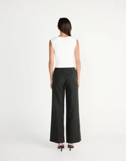 Reagan Pants (Black Marle)*CHARCOAL CLOTHING Fashion