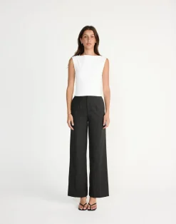 Reagan Pants (Black Marle)*CHARCOAL CLOTHING Fashion