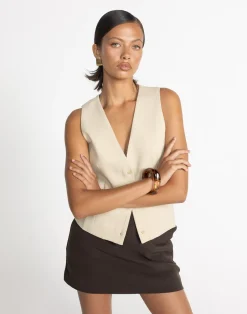 Reagan Vest (Sandstone)*CHARCOAL New