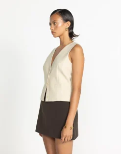 Reagan Vest (Sandstone)*CHARCOAL New