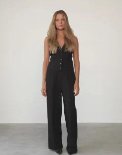 Reagan Vest (Textured Black)*CHARCOAL Outlet