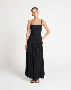 Reese Maxi Dress (Black)*CHARCOAL CLOTHING Hot