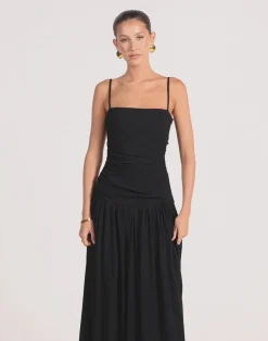 Reese Maxi Dress (Black)*CHARCOAL CLOTHING Hot