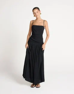 Reese Maxi Dress (Black)*CHARCOAL CLOTHING Hot