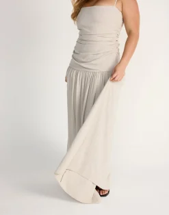 Reese Maxi Dress (Latte)*CHARCOAL CLOTHING Discount