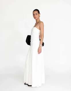 Reese Maxi Dress (White)*CHARCOAL Sale