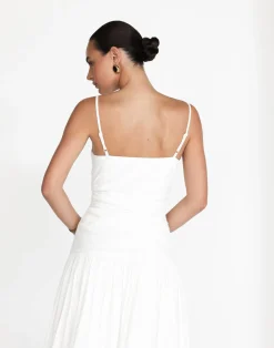 Reese Maxi Dress (White)*CHARCOAL Sale