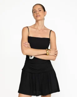 Reese Mini Dress (Black)*CHARCOAL Best