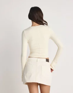 Riri Denim Mini Skirt (Desert Wash)*CHARCOAL CLOTHING Fashion