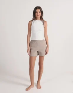 River Sweat Shorts (Stone)*CHARCOAL CLOTHING Clearance
