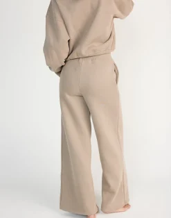 River Wide Leg Tracksuit Pants (Stone)*CHARCOAL CLOTHING Clearance