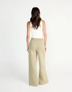 River Wide Leg Tracksuit Pants (Matcha)*CHARCOAL CLOTHING Hot