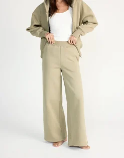 River Wide Leg Tracksuit Pants (Matcha)*CHARCOAL CLOTHING Hot