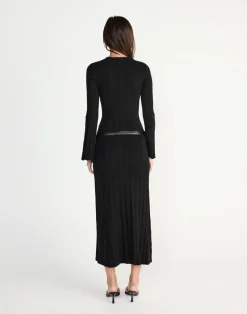 Robin Long Sleeve Maxi Dress (Black)*CHARCOAL CLOTHING Sale