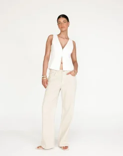 Roisin Top (White)*CHARCOAL Discount