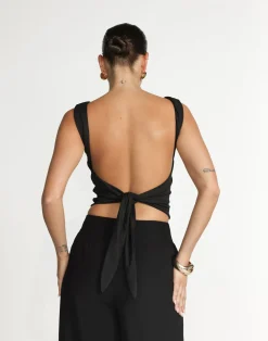 Romina Top (Black)*CHARCOAL Sale