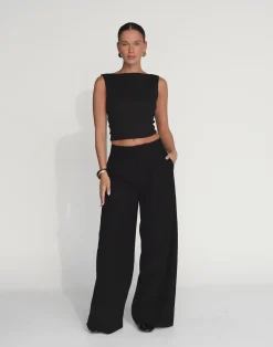 Romina Top (Black)*CHARCOAL Sale