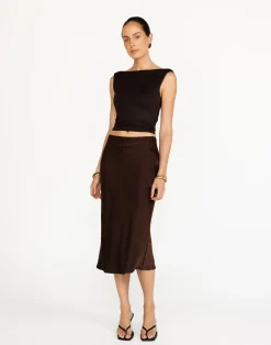 Romina Top (Chocolate)*CHARCOAL Discount