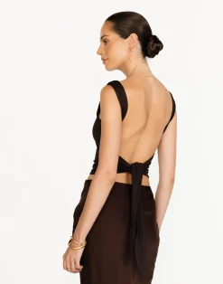 Romina Top (Chocolate)*CHARCOAL Discount