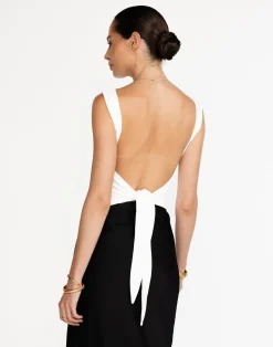 Romina Top (White)*CHARCOAL Clearance